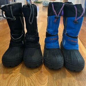 Lot of 2 Toddler LL Bean Snow Boots